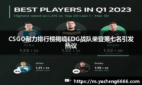 CSGO耐力排行榜揭晓EDG战队荣登第七名引发热议