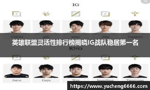 英雄联盟灵活性排行榜揭晓IG战队稳居第一名